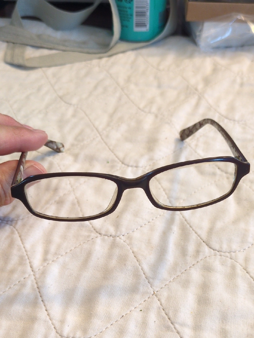 kate spade Regine Brown Rectangular Women's Glasses